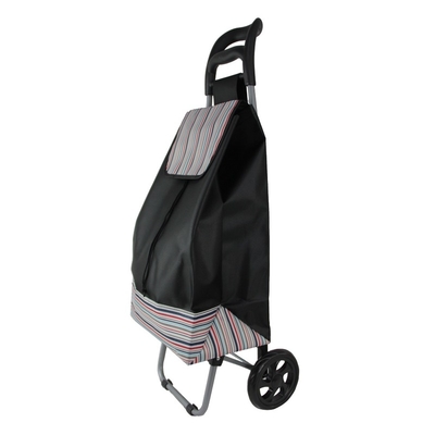 Metal Utility Cloth Folding Grocery Carros Compra Collapsible Shopping Trolley