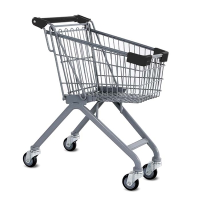 Small Light Weight Shopping Cart Trolley For Kids With Swivel Rubber Wheels